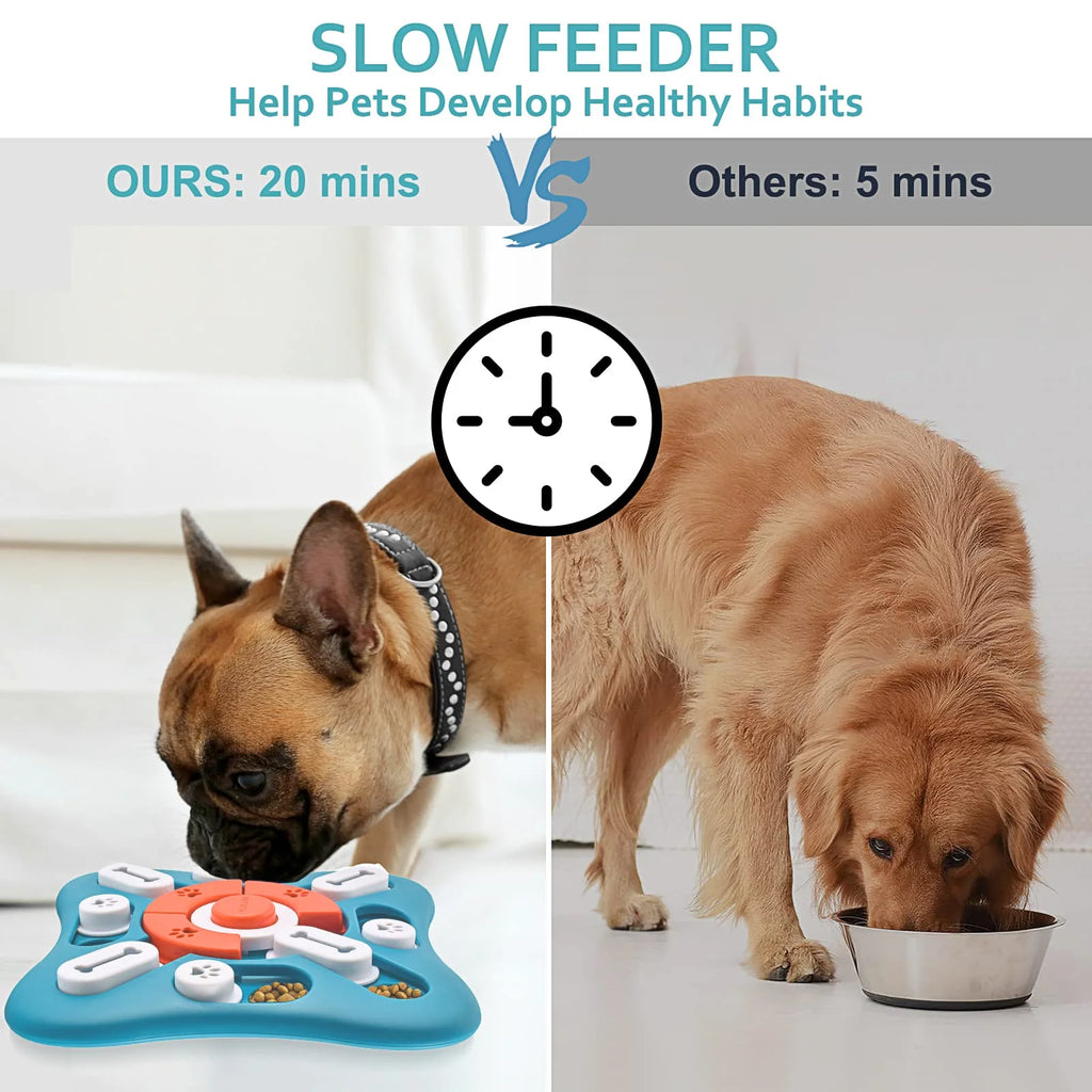 Interactive Dog Puzzle Toys for Cognitive Development and Mental Engagement - Treat Dispensing Enrichment Solutions for Dogs, Puppies, and Cats