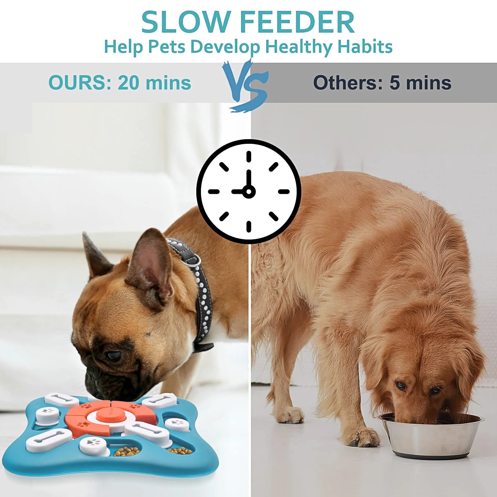 Interactive Dog Puzzle Toys for Cognitive Development and Mental Engagement - Treat Dispensing Enrichment Solutions for Dogs, Puppies, and Cats