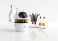 Interactive 3-in-1 Automatic Cat Toy with Laser and Feather