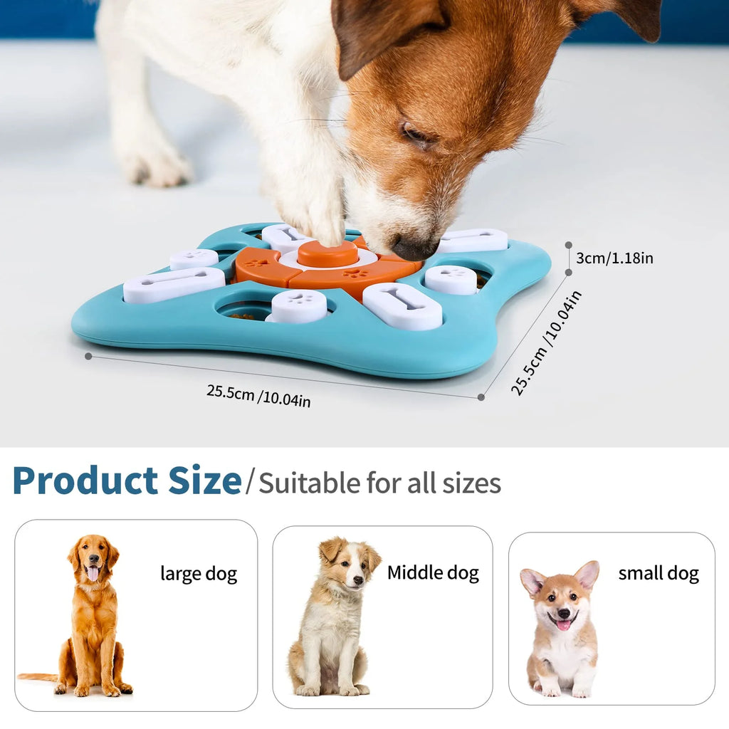 Interactive Dog Puzzle Toys for Cognitive Development and Mental Engagement - Treat Dispensing Enrichment Solutions for Dogs, Puppies, and Cats