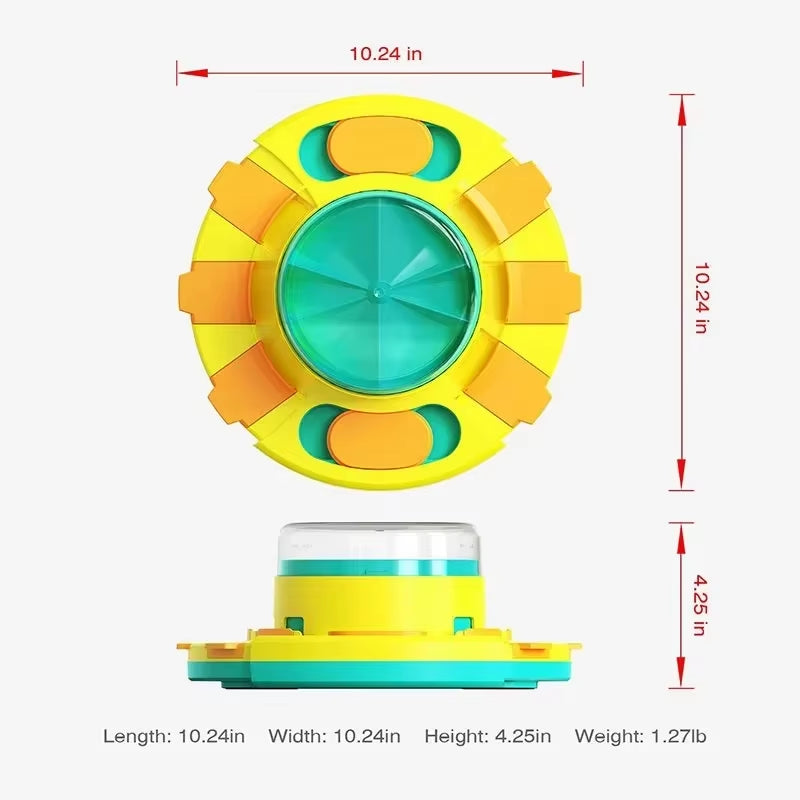 Interactive Dog Puzzle Toy and Slow Feeder - IQ-Enhancing Food Dispenser for Puppies and Cats with Non-Slip Bowl for Training Games
